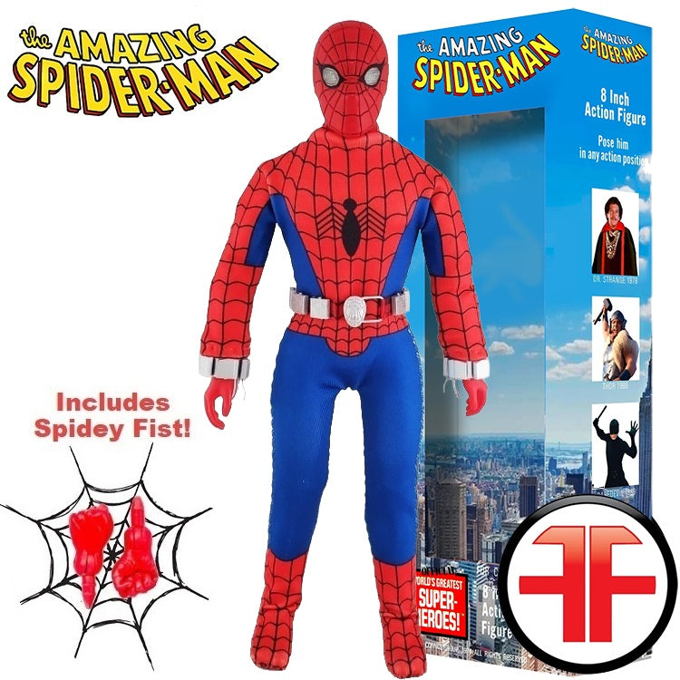 Spider-Man 1977 Live TV Custom WGSH 8” Action Figure w/ Retro Box Art