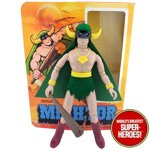 Mighty Mightor Custom WGSH 8” Action Figure w/ Retro Box Art