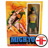 Mighty Mightor Custom WGSH 8” Action Figure w/ Retro Box Art