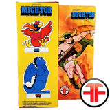 Mighty Mightor Custom WGSH 8” Action Figure w/ Retro Box Art