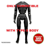 3D Printed Head: Planet of the Apes Gorilla Kagan for 8" Action Figure (Black)