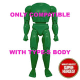 3D Printed Head: Hulk Lou Ferrigno 1980s Live Action TV Show for 8" Action Figure