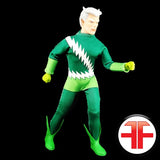 Quicksilver Green/Green VIntage Variant WGSH 8” Action Figure w/ Box Art