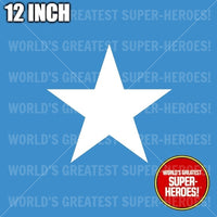 Captain America Star Vinyl Die Cut Decal Emblem Sticker Repro for WGSH 12