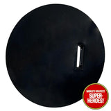 3D Printed Accy: Captain America Shield Black Plastic Repro For WGSH 8” Action Figure