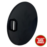 3D Printed Accy: Captain America Shield Black Plastic Repro For WGSH 8” Action Figure