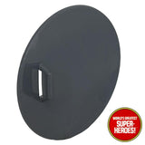 3D Printed Accy: Captain America Shield Grey Plastic Repro For WGSH 8” Action Figure