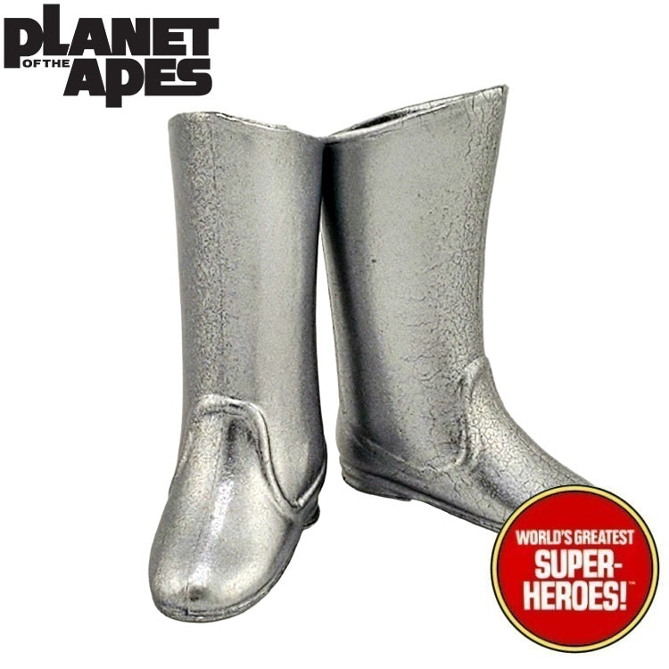 Planet of the Apes: Astronaut Custom Silver Boots for 8” Action Figure