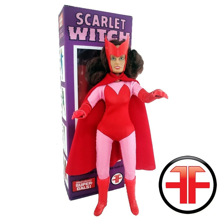Scarlet Witch Avengers WGSH 8” Action Figure w/ Box Art