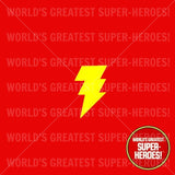 Shazam Die Cut Retro Decal Emblem Sticker for WGSH 8" Figure