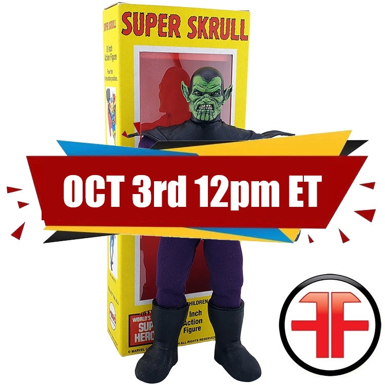Super Skrull Custom WGSH 8” Action Figure w/ Box Art