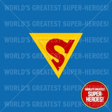 Superman 1940 V1 Custom Decal Emblem Sticker for WGSH 8" Figure