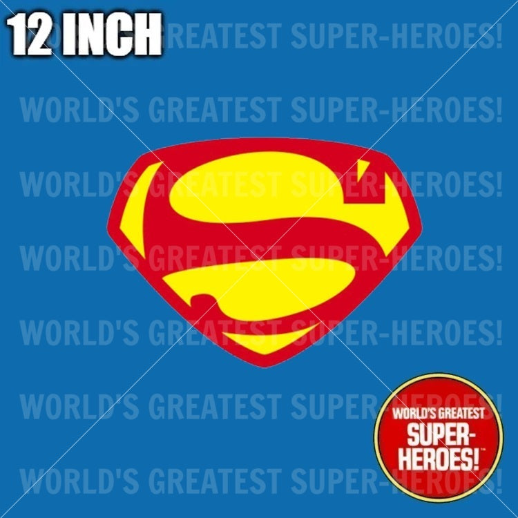 Superman 1948 Kirk Alyn Custom Decal Emblem Sticker for WGSH 12" Figure