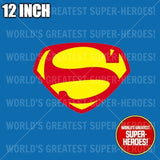 Superman 1948 Kirk Alyn Custom Decal Emblem Sticker for WGSH 12" Figure