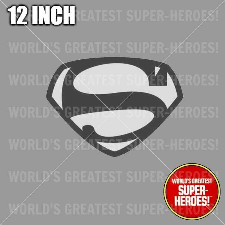 Superman 1948 Kirk Alyn B&W Custom Decal Sticker for WGSH 12" Figure
