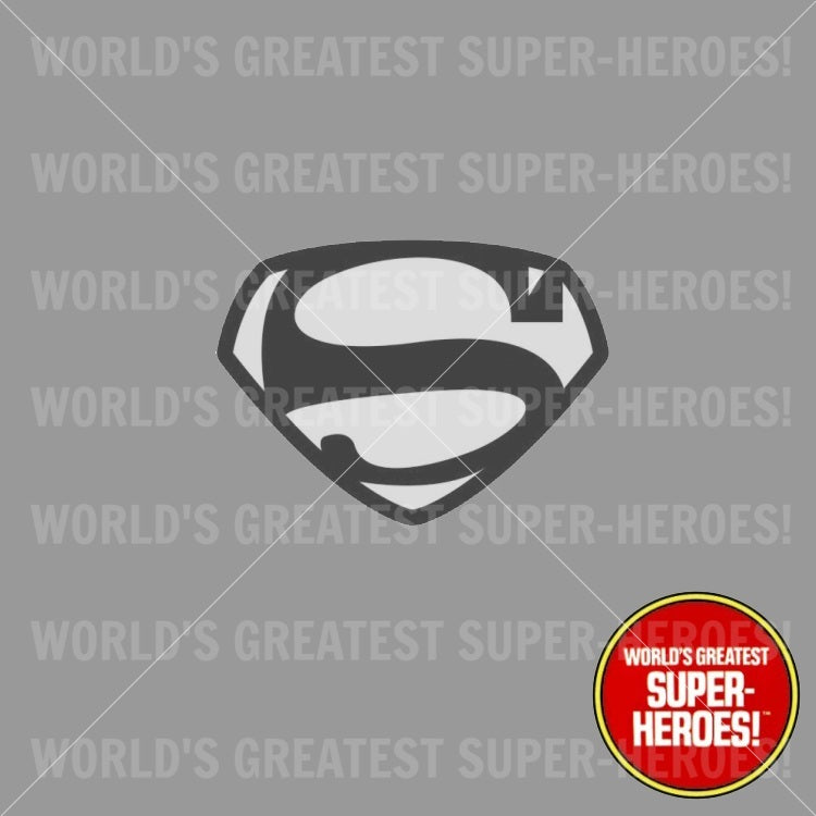 Superman 1948 Kirk Alyn B&W Custom Decal Sticker for WGSH 8" Figure