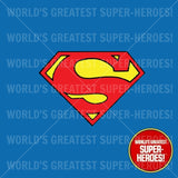 Superman Large Vinyl Die Cut Retro Decal Emblem Sticker for WGSH 8" Action Figure