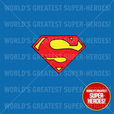 Superman Vinyl Die Cut Retro Decal Emblem Sticker for WGSH 8" Action Figure