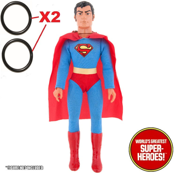 Superman WGSH Rubberband Elastic Bands Kit Replacement for 12 inch Body Figure