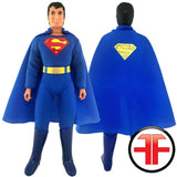 Superman Red Superman Blue Set WGSH 8” Action Figure w/ Box Art