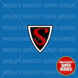 Superman 1940 V3 Custom Decal Emblem Sticker for WGSH 8" Figure