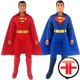 Superman Red Superman Blue Set WGSH 8” Action Figure w/ Box Art