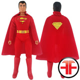 Superman Red Superman Blue Set WGSH 8” Action Figure w/ Box Art