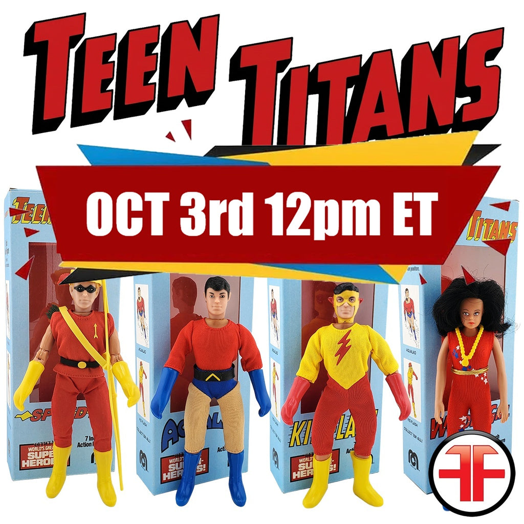 Teen Titans  Custom WGSH 8” Figure Set w/ Retro Boxes (Set of 4)