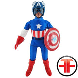 Captain America 1970s Live TV Custom WGSH 8” Action Figure w/ Retro Box Art