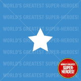 Captain America Star Vinyl Die Cut Decal Emblem Sticker for WGSH 8" Figure