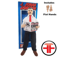 J. Jonah Jameson (Blue Box) Custom WGSH 8” Action Figure w/ Box Art