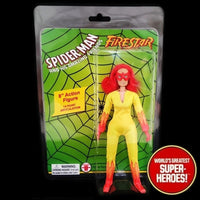 Firestar Spider-Friends WGSH 8” Action Figure w/ Card Art