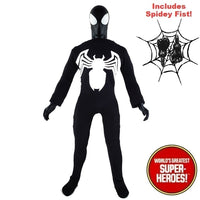 Spider-Man Black Costume Custom 8” Action Figure w/ Card and Clamshell