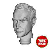 3D Printed Head: 007 James Bond Sean Connery V1.0 for 8" Action Figure