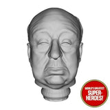 3D Printed Head: Alfred Hitchcock for 8" Action Figure