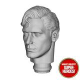 3D Printed Head: Superman Christopher Reeve + Decal for WGSH 8" Figure