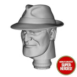3D Printed Head: Dick Tracy Silver Age Version for WGSH 8" Action Figure