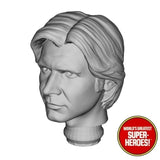 3D Printed Head: Han Solo Harrison Ford for 8" Action Figure