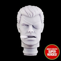 3D Printed Head: Nick Fury (Open Mouth) 1960s Version for WGSH 8
