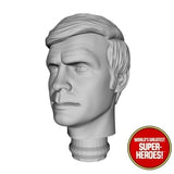3D Printed Head: Lee Majors as Col. Steve Austin SMDM (Even Eyebrow) for 8" Figure