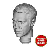 3D Printed Head: Steve McQueen for 8" Action Figure
