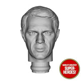 3D Printed Head: Steve McQueen for 8" Action Figure