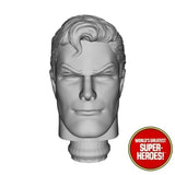 3D Printed Head: Superman Fleischer Studios + Decal for WGSH 8" Action Figure