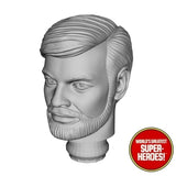 3D Printed Head: Super Joe w/ Beard for WGSH 8" Action Figure