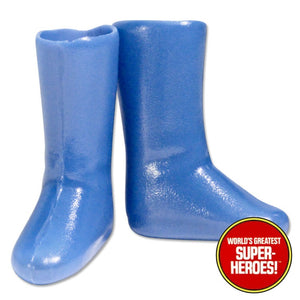 Aqualad Blue Boots Mego World's Greatest Superheroes Repro for 7” Action Figure - Worlds Greatest Superheroes