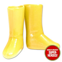 Kid Flash Yellow Boots Mego WGSH Repro for 7” Action Figure - Worlds Greatest Superheroes