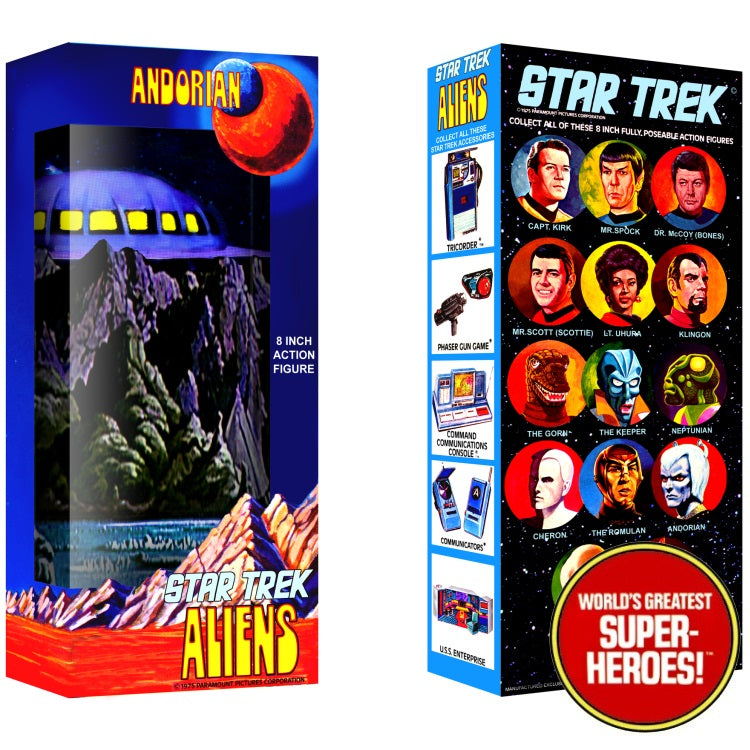 Star Trek Aliens: Andorian Custom Box For 8” Action Figure