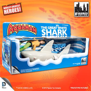 World's Greatest Heroes: Aquaman VS. The Great White Shark Playset - Worlds Greatest Superheroes