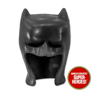 Batman Removable Custom Black Cowl Mego WGSH for 8” Action Figure - Worlds Greatest Superheroes