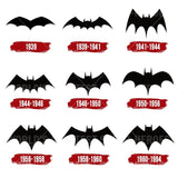 Batman Custom Die Cut Vinyl Decal Emblem Sticker for WGSH 8" Figure